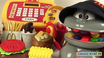 Pâte à Modeler Play Doh Shrek et Le Singe au McDonalds Caisse Enregistreuse