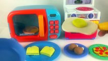 Just Like Home Horno Microondas de Juguete Cocinita Playdoh Comida Plastilina Microwave Toy Kitchen