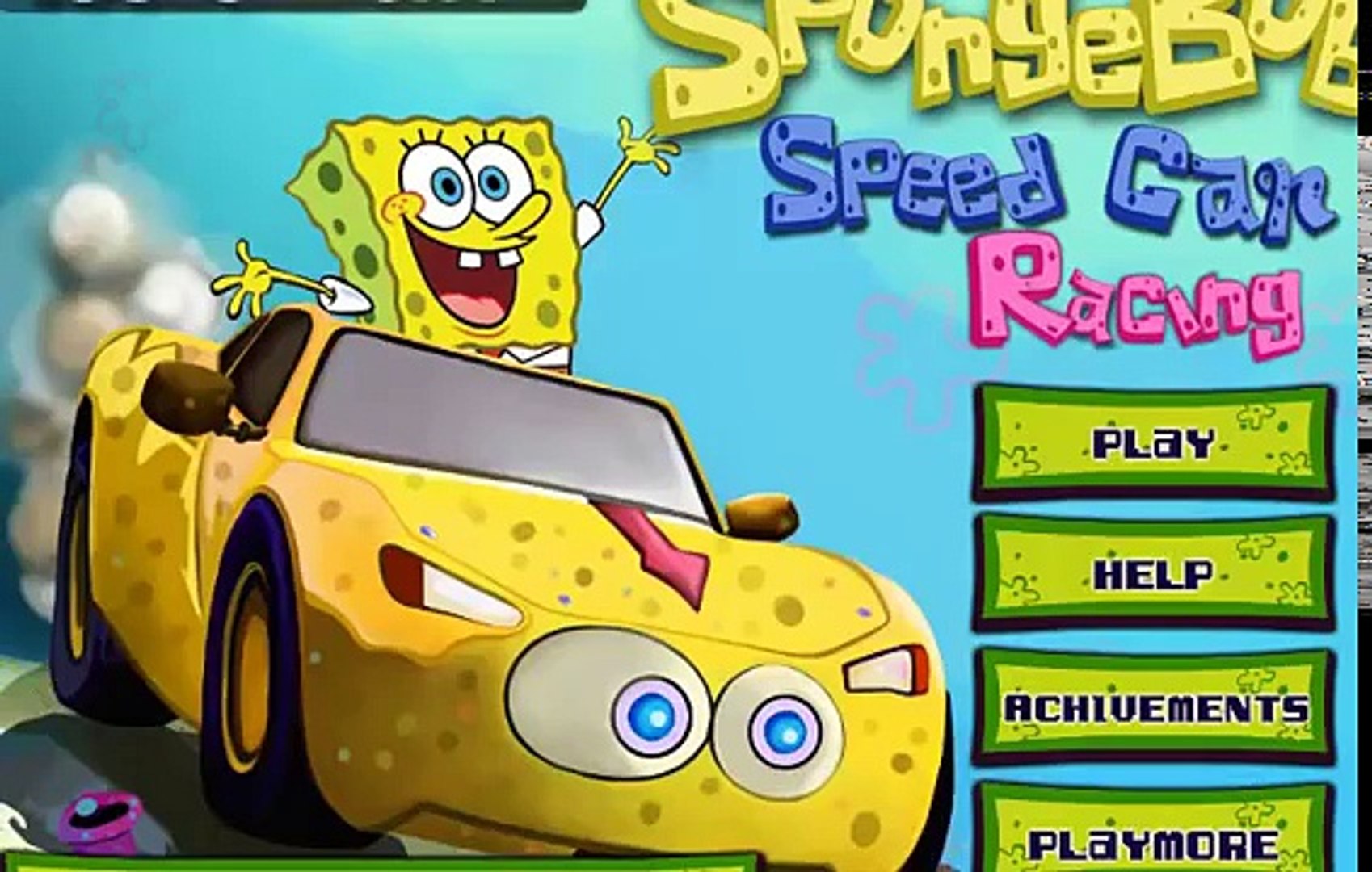 Игра губка Боб гонки 3d