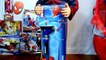 GIANT EGG SURPRISE OPENING SPIDERMAN Marvel superhero toys Kids Video Ryan ToysReview