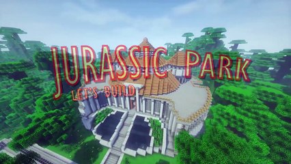 Lets Build Jurassic Park! - Ep 6 Visitor Center interior PT1! - Minecraft PC