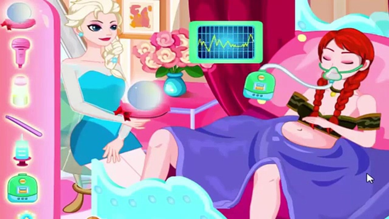 БЕРЕМЕННАЯ Анна РОЖАЕТ Малыша ХОЛОДНОЕ Сердце - #58 - Мультик ИГРА для детей