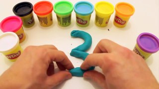 Learn to Count with PLAY-DOH 1 to 10 | Learn 123 Numbers for Kids