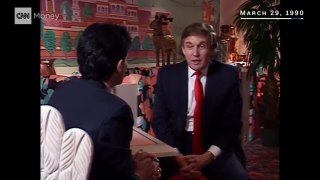 Trump Walks Out On 1990 CNN Interview For Being FAKE NEWS
