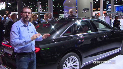 L'Audi A8 en direct du salon de Francfort