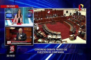 Parlamento decide negarle la confianza al Gabinete de Fernando Zavala