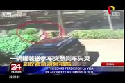 Cuatro muertos y dos heridos deja accidente automovilístico en China