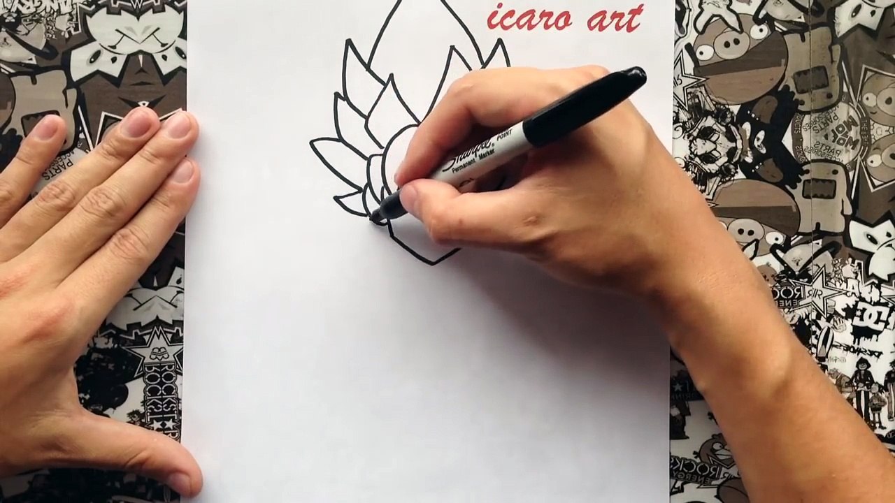 Como dibujar a goku ssj dios azul | how to draw goku ssj god blue – Видео  Dailymotion