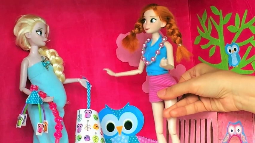 Elsas baby Elsa Pregnant with Jack Frosts Baby Frozen Anna and Elsa Dolls Videos