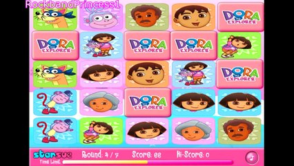 Dora Games - Mix And Match Up Memory Cards Puzzle Game Online