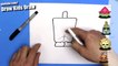 How To Draw a Cute Cartoon Popsicool Shopkin- EASY Chibi - Step By Step - Kawaii