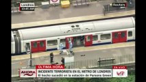 Ataque terrorista en Londres: una explosión en el metro dejó a varios pasajeros heridos