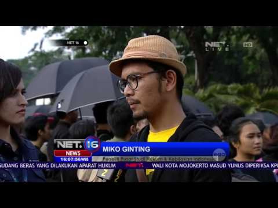 Ratusan Aktivis Berunjuk Rasa Terkait Aksi Kamisan - NET16