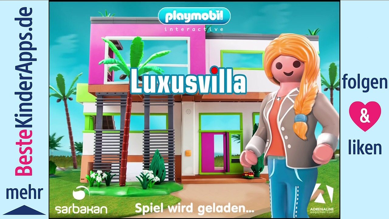 Playmobil Luxusvilla App - Kostenloses Spiel für Kinder, iPad Android + -  Dailymotion Video