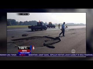 Video herunterladen: Landasan Pacu Bandara Halim Mengelupas  NET16