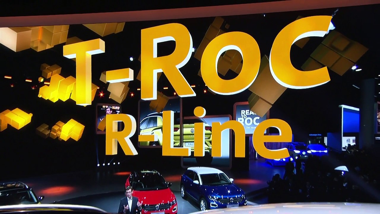 Volkswagen Pressekonferenz IAA 2017 - Präsentation der T-Roc-Familie