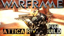Warframe Attica Riven Fun Build - The Machine Gun Crossbow