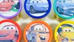 Disney Cars 2 Play Doh Cans Tubs Lightning McQueen Mater Finn McMissile Learn Colors Surprise Toys