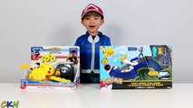 Pokemon Toys Unboxing Ashs Arena Challenge and Battle Ready Pikachu Opening Fun Ckn Toys