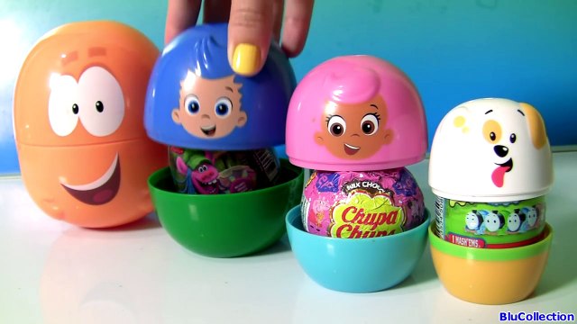 BABY BUBBLE GUPPIES STACKING CUPS Nesting TOYS SURPRISES Mr. Grouper Molly Gil Puppy Toys Club