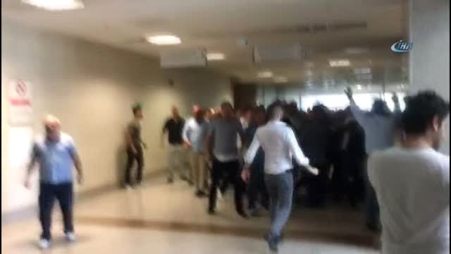 İstanbul Adalet Sarayında Kavga...sarallar ve Şahinler Birbirine Girdi