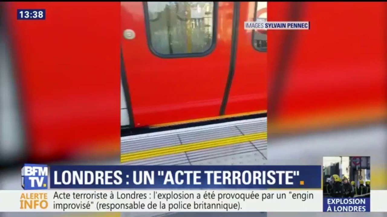 Londres: "J'ai entendu un gros boom à 10 mètres de moi, j'ai vu des flammes", raconte un témoin