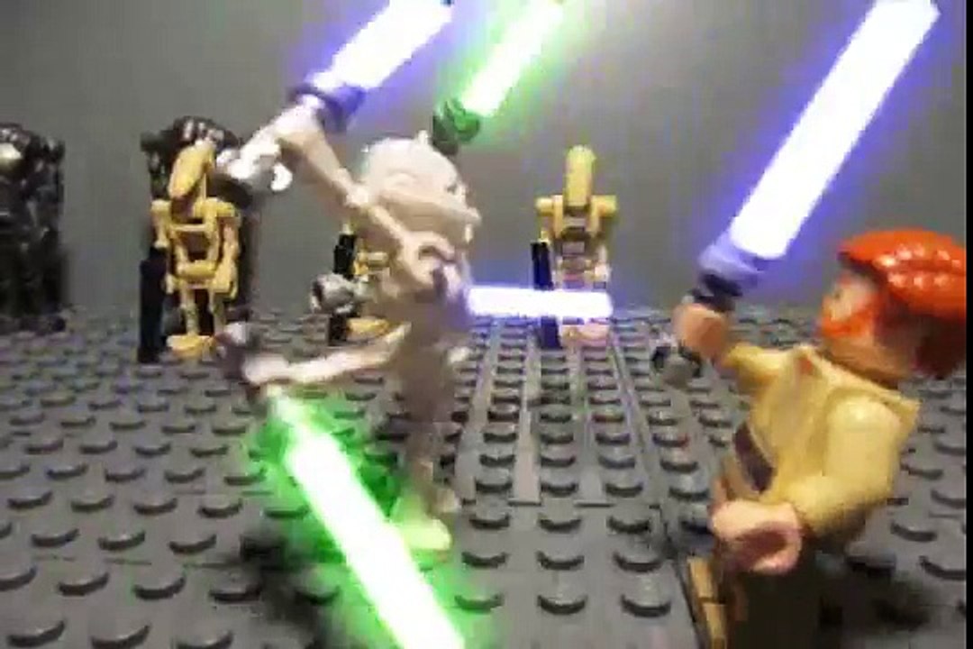lego star wars Obi wan vs General Grievous part 2 – Видео Dailymotion