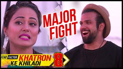 MAJOR FIGHT Between Rithvik Dhanjani And Hina Khan | Episode Update Of Khatron Ke Khiladi 8