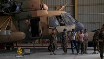 Afghan air force receives its first Blackhawk helicopters