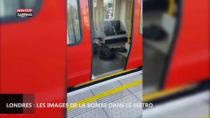 Londres : les images de la bombe dans le métro (vidéo)