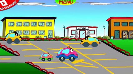 WHEELY Car: Who follows WHEELY by the hospitals corridors - Cars Cartoons from PlayLand He