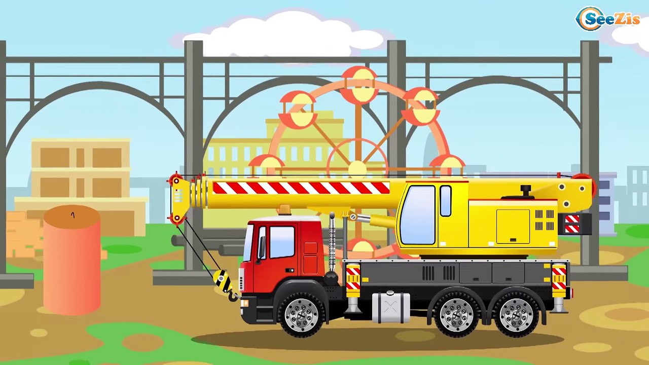 Грузовик и Кран Мультфильмы Новые мультики Машинки Мультики для детей Развивающие видео
