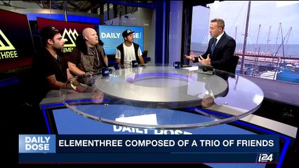 DAILY DOSE | Elementhree in studio with i24NEWS | Friday, September 15th 2017