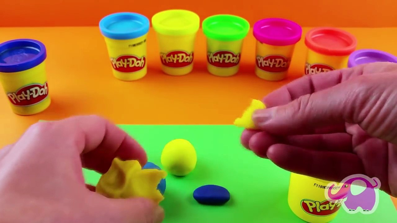 GUSANO Multicolor de PLASTILINA muy fácil! - PLAY DOH Multicolored WORM very easy!