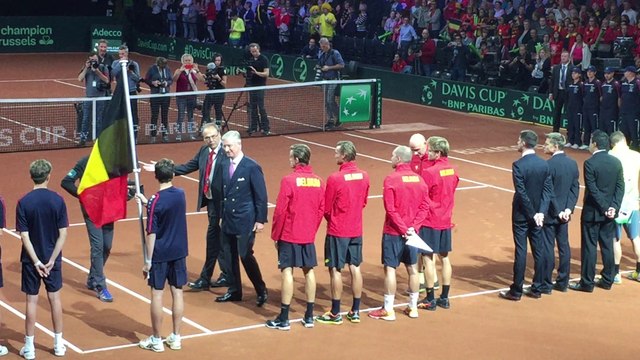 Coupe Davis : le Roi assiste aux matches de ce vendredi