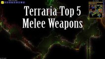 Terraria Top 5 Melee Weapons | Terraria PC Countdown