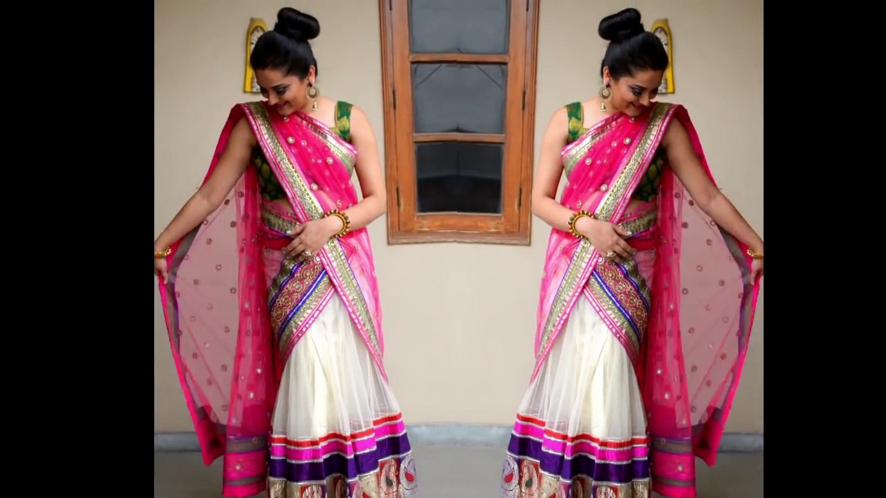 Reuse and Convert Anarkali suit to Lehenga | Perkymegs