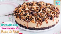 Brownie con Cheesecake de Dulce de Leche | Quiero Cupcakes!