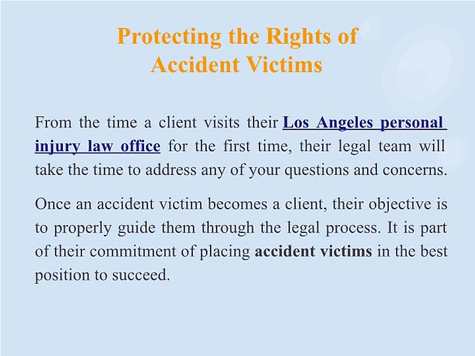 Ethical & Aggressive Representation  of Personal Injury Cases