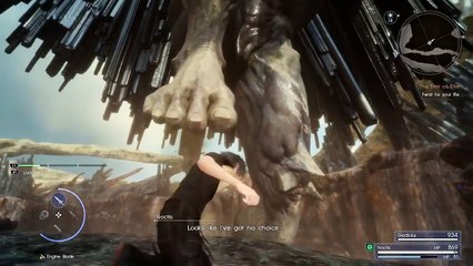 FINAL FANTASY XV - Full Titan Boss Fight l Final Build Gameplay