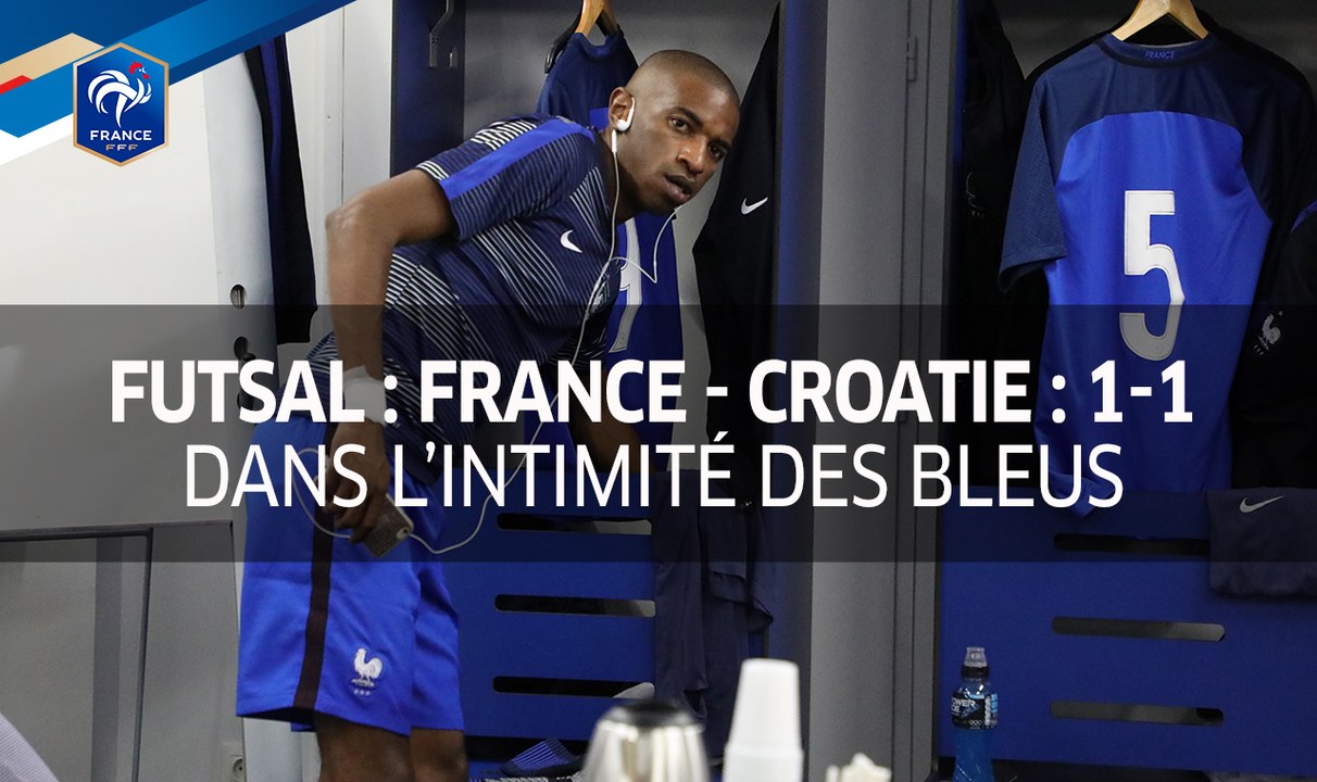 Futsal, Barrages Euro 2018 : France - Croatie (1-1) côté coulisses.