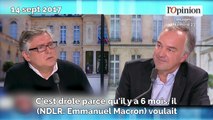 «Narcissique», «minable»... Michel Onfray charge Emmanuel Macron