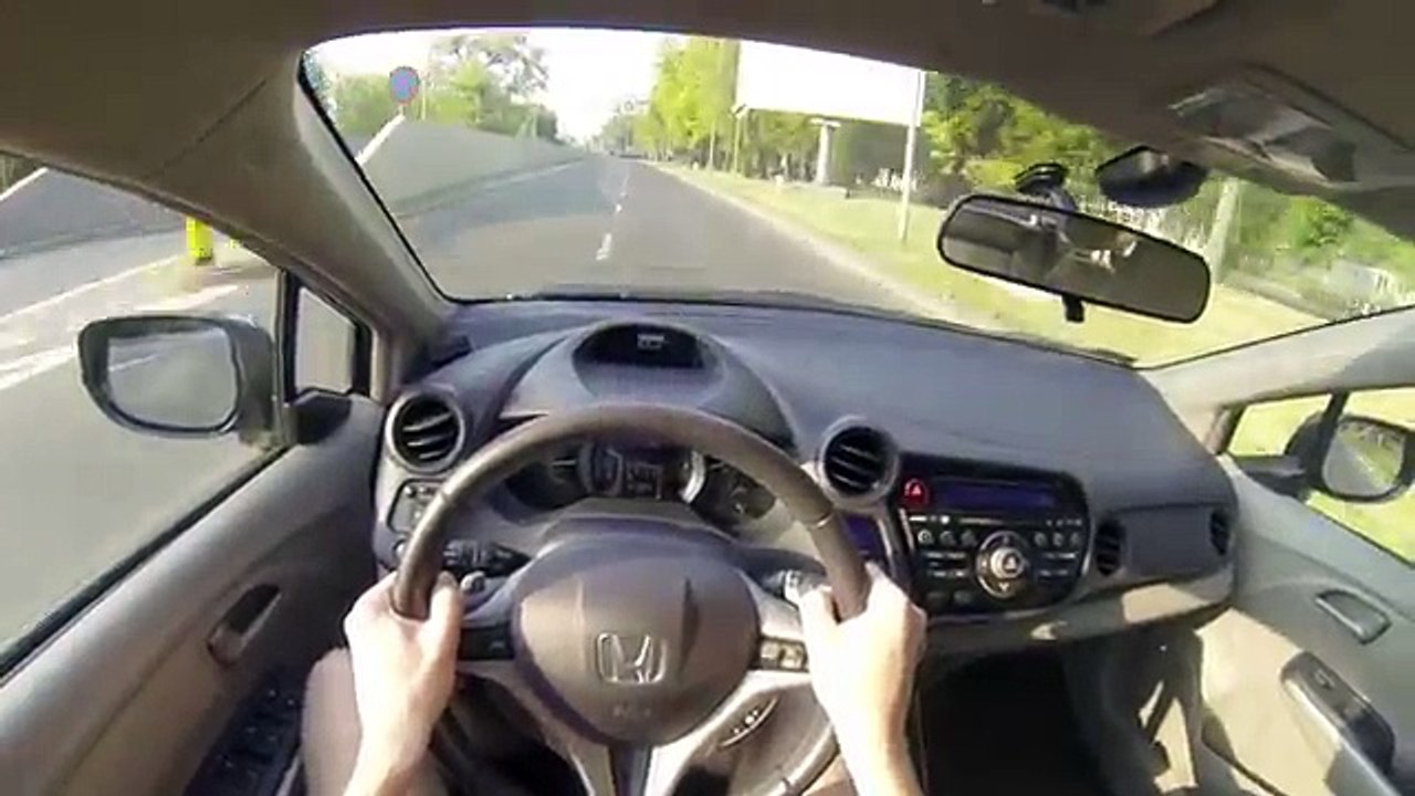 new Honda Insight 1.3 IMA Hybrid POV Test Drive