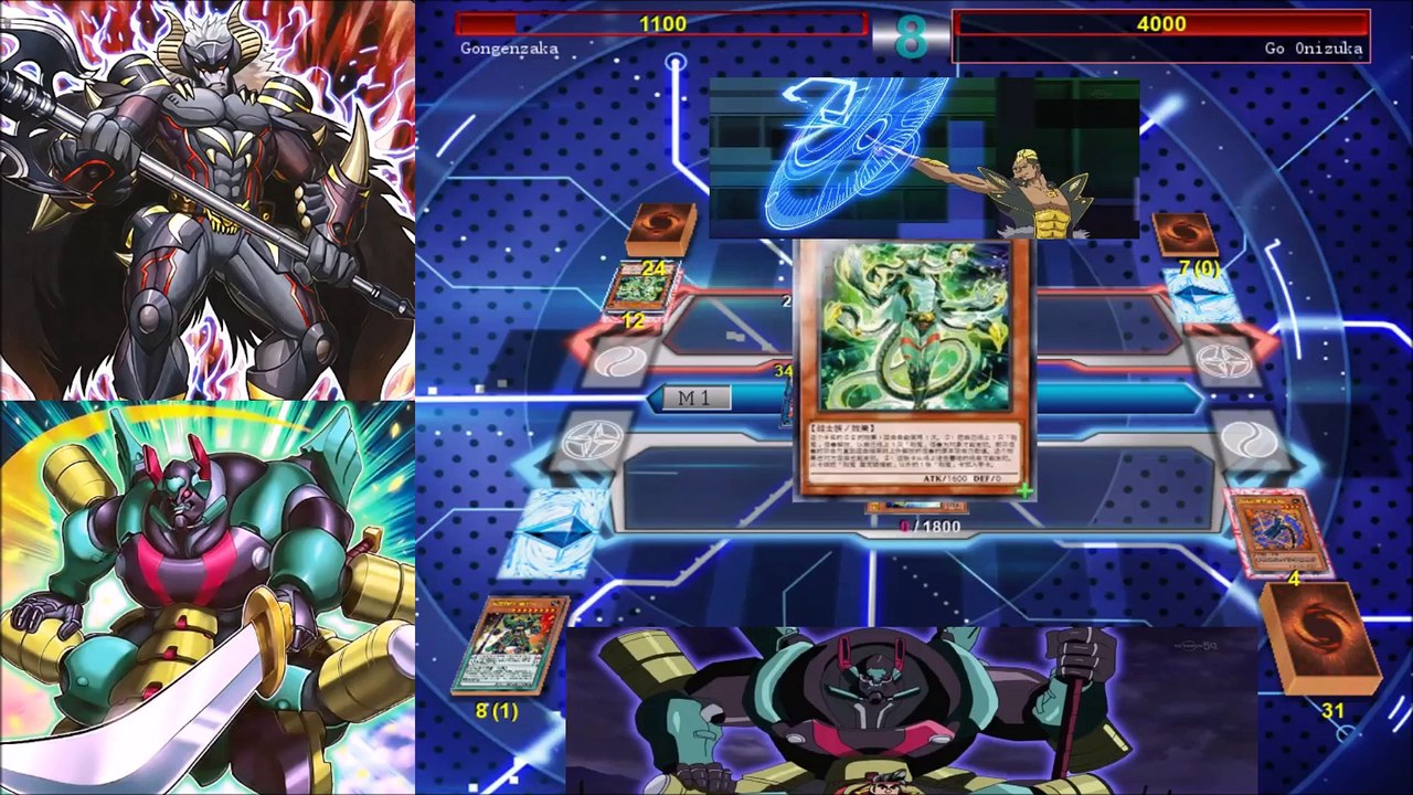 YGOPRO Anime Duels - Gongenzaka VS Go Onizuka - Superheavy Samurai VS Gouki