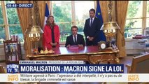 [Actualité] Emmanuel Macron signe la loi de moralisation de la vie politique