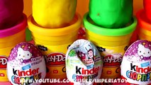 Play-Doh Surprise Eggs Kinder Surprise Hello Kitty Luntik Disney Princess Masha MLP Paw Pa