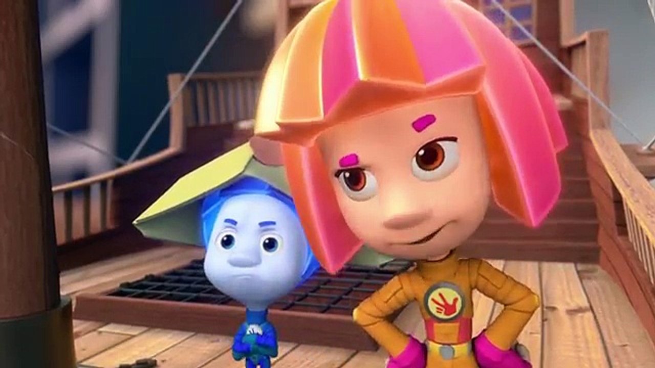 Tous les enfants pour dessins animés en rang série collection Fixiki de 12 éducation