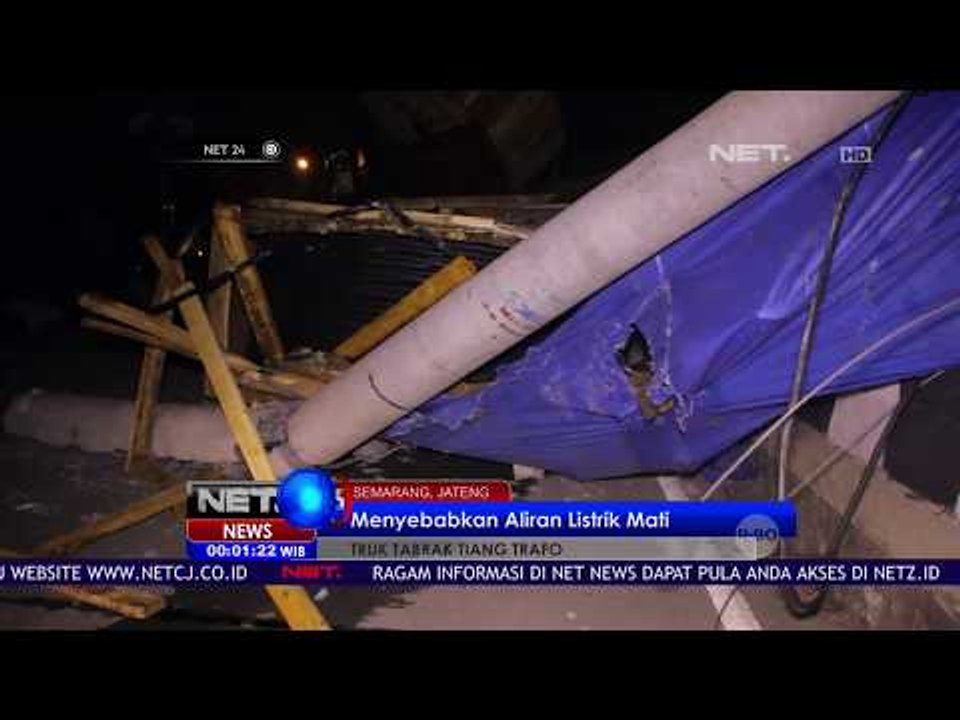 Truk Tabrak Tiang Trafo - NET24