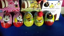 14 Huevos Sorpresa Kinder Maxi Disney-Pixar Planes Angry Birds Hello Kitty Abeja Maya
