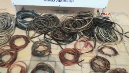 Kahramanmaraş'ta Kablo Hırsızına Suçüstü